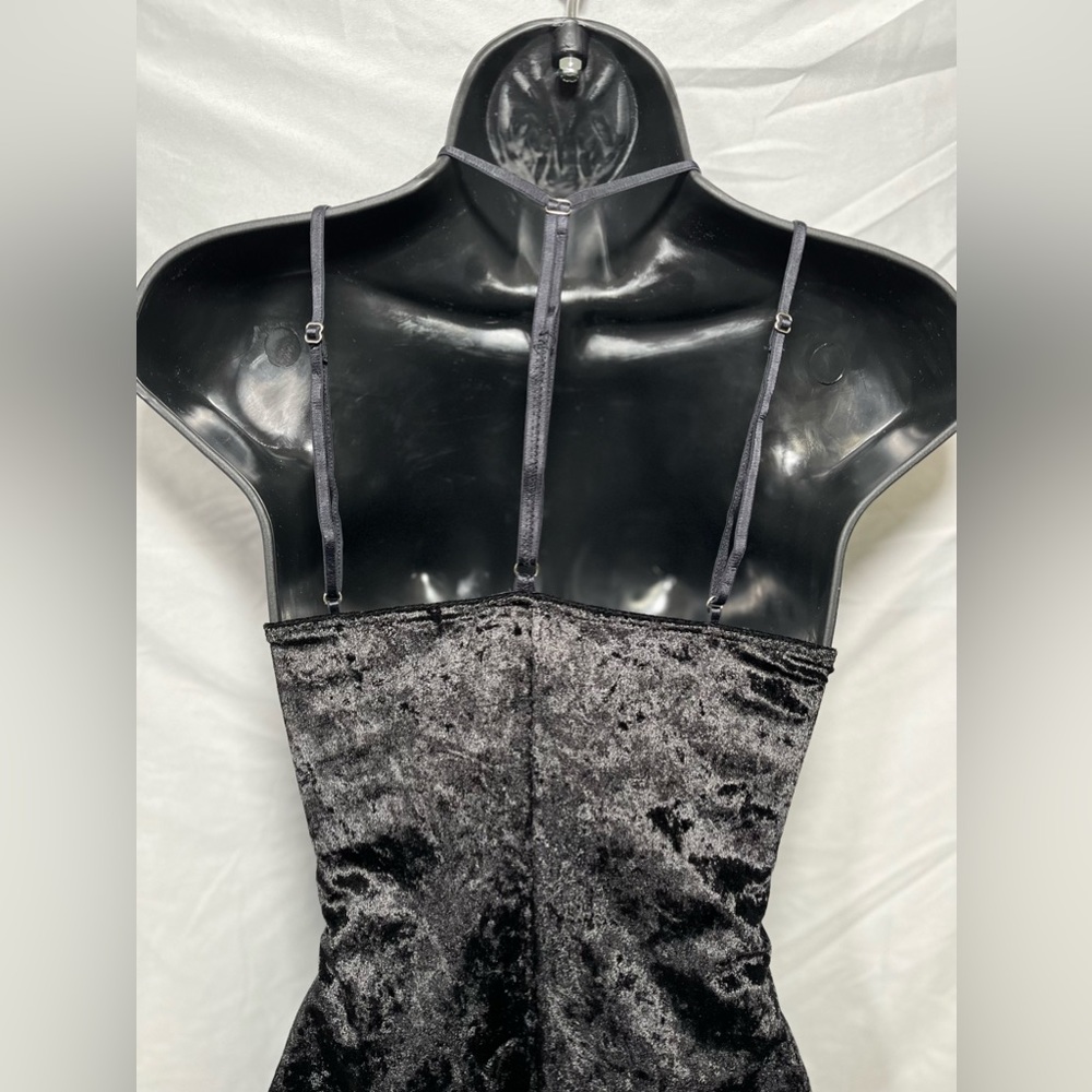 Honey punch black velvet bodysuit - Picture 6 of 8
